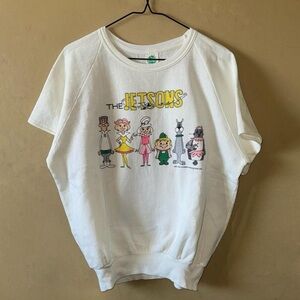 Vintage 1986 The Jetsons ‘2nd Nature’ Hanna Barbera Short Sleeve Sweater Shirt